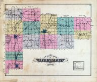 Auglaize County Outline Map, Auglaize County 1880